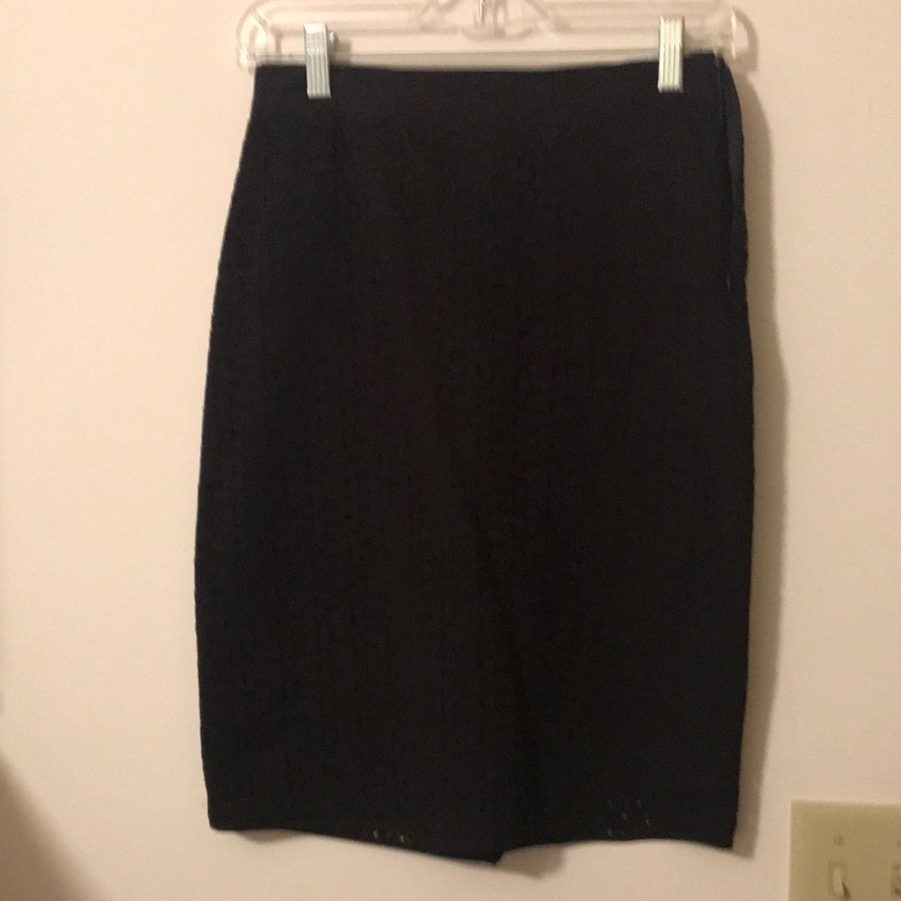 Made by the limited, black lace pencil skirt